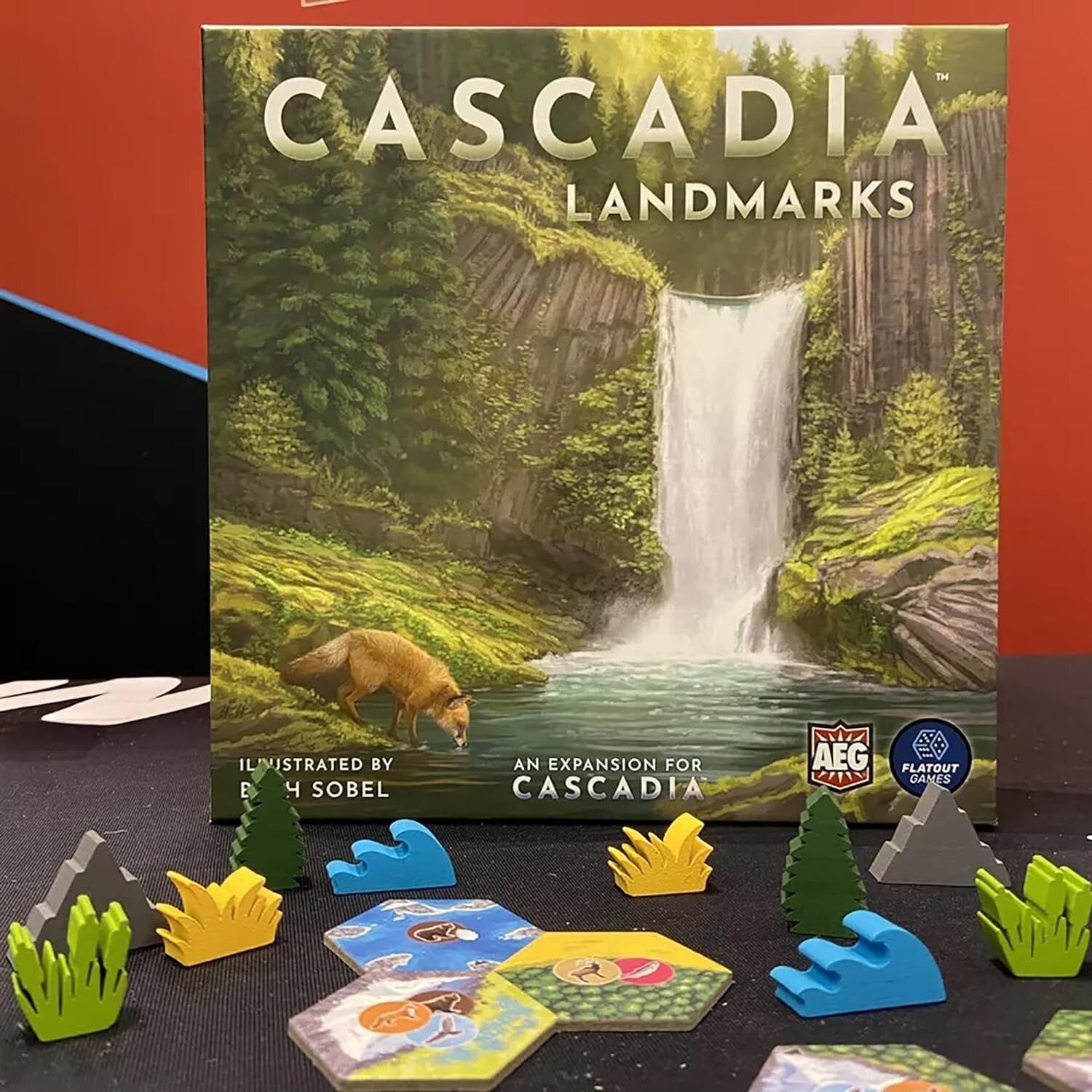 Cascadia Landmarks Board Game | Animal and Nature Themed Tile